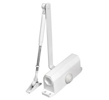 Доводчик дверной Ajax  DCTR50-100 (TDR-100) 50-100кг WH белый