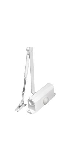 Доводчик Ajax (Аякс) дверной DCTR50-100 (TDR-100) 50-100кг WH белый