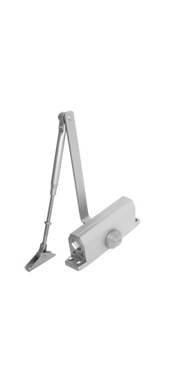 Доводчик Ajax (Аякс) дверной DCTR80-140 (TDR-140) 80-140кг WH белый