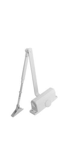 Доводчик Ajax (Аякс) дверной DCTR15-60 hold open WH белый