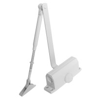 Доводчик дверной Ajax  DCTR15-60 (TDR-60) 15-60кг WH белый