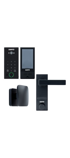 Электронный замок Sanyo D600 Usmart Go DM70 с WiFi, с видеодомофоном, черный Электронный замок Sanyo D600 Usmart Go DM70 с WiFi, с видеодомофоном, черный