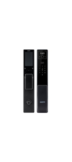 Электронный замок Sanyo D300 Tuya DM70 с WiFi, с распознаванием лиц, черный