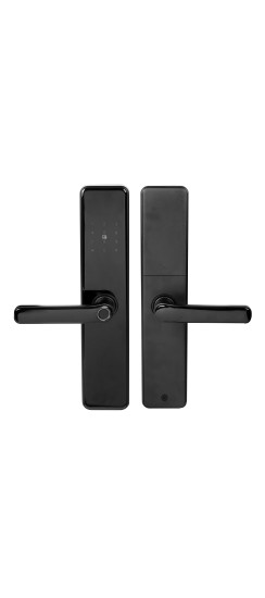 Ручка-полуавтомат Fuaro (Фуаро) для замка врезного полуатоматического SLS-01.60.85 S/A TTL, черная