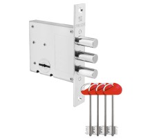 Замок врезной сувальдный MDV10/S-60.00.3R14 4key