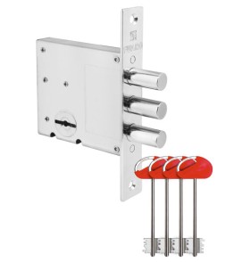 Замок врезной сувальдный MDV10/S-60.00.3R14 4key