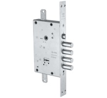 Замок врезной сувальдный с защёлкой NEW CAMBIO FACILE 57.685.48 (тех. упаковка), ключ 44 мм