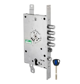 Замок врезной двухсистемный 3D KEY 3D.787-D (правый), ключ 40 мм