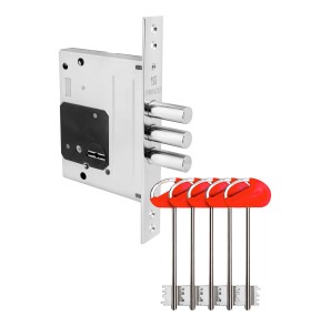 Замок врезной сувальдный MDV25/S-60.00.3R16 5key (5 ключей)