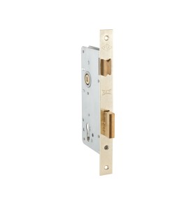 Корпус врезного замка с защёлкой Kale kilit 152/R (60 mm) w/b (латунь)