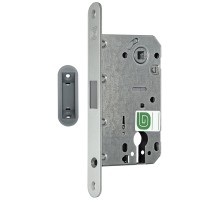 Замок межкомнатный магнитный под цилиндр Guardian  Soft 11М MCR, матовый хром /128:6429/