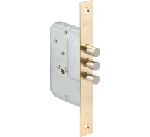 Замок врезной крестообразный 189/3MF (45 mm) (латунь), 5 кл.