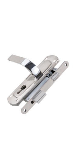 Корпус замка Punto (Пунто) с ручкой LOCKSET25.ORION.5558-1 (KIT P25 5558 ORION) SN/CP мат.никель/хром