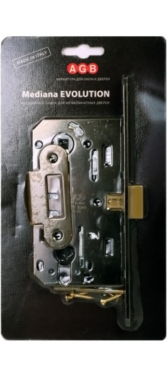 Корпус замка AGB (АГБ) под цил. MEDIANA EVOLUTION B01103.50.12.567 с отв. планкой B01000.13 (ант бронза)