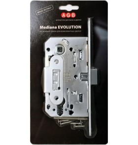 Корпус замка под цил. MEDIANA EVOLUTION B01103.50.34.567 с отв. планкой B01000.13 (мат хром)