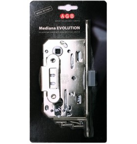 Корпус замка под цилиндр MEDIANA EVOLUTION B01103.50.06.567 с отв. планкой B01000.13 (никель)