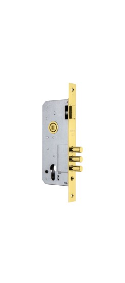Корпус Fuaro (Фуаро) врезного замка с защёлкой DD900/C-45.85.3MR (900 3MR W/B) PB латунь