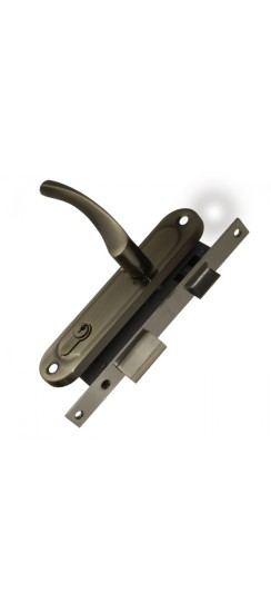 Замок Punto (Пунто) цилиндровый в комплекте с ручкой LOCKSET16.CRONA.4070-1 (KIT P16 4070 CRONA) AB бронза Замок Punto (Пунто) цилиндровый в комплекте с ручкой LOCKSET16.CRONA.4070-1 (KIT P16 4070 CRONA) AB бронза