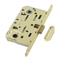 AGB B06102.50.03.640 Защелка врезная WC (лат.) MEDIANA POLARIS с отв. планкой (скин)