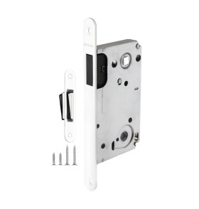 Защелка врезная MAGN5300-M-WС (5300-M-WC) WH белый FUARO