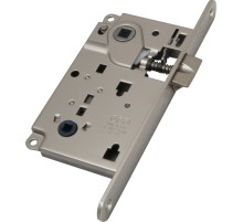 AGB B01013.50.06 Защелка врезная WC защёлка вверху (никель)