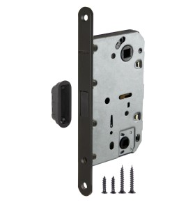 Защелка врезная MAGNM96WC-50 (M96WC-50) BL черный FUARO