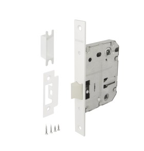 Защелка врезная PLASTP72-50 (P72-50) WH белый FUARO