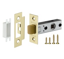 Защелка врезная PLASTP12-45-25 SG матовое золото FUARO