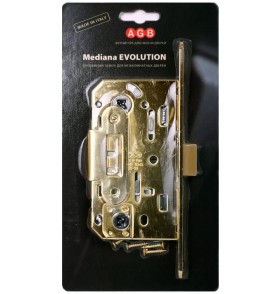 AGB B01102.50.12.567 Защелка врезная WC (антич. бронза) MEDIANA EV. (инд.упак+B01000.13)