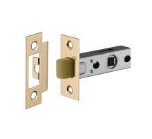 Защелка врезная Ajax PLASTLP45-8 (LP45-8) SSG сатин.золото