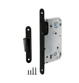 Защелка врезная MAGN5300-M-WС (5300-M-WC) BL черный FUARO