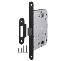 Защелка врезная Ajax PLASTLP96WC-50 BL черный