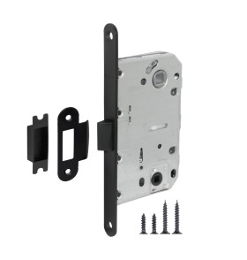 Защелка PLASTP96WC-50 (P96WC-50) BL черный FUARO