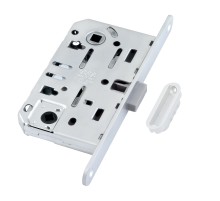 AGB B06102.50.FM.640 Защелка врезная WC (белый) MEDIANA POLARIS с отв. планкой (скин)