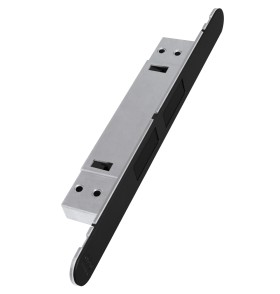 AGB Магнитная защелка регулируемая Touch B01120.30.93 (черный) с лицевой планкой B01120.31.93