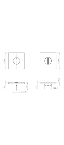 Ручка Armadillo (Армадилло) поворотная BK6.K.YM MWSC-33 итальянский тисненый