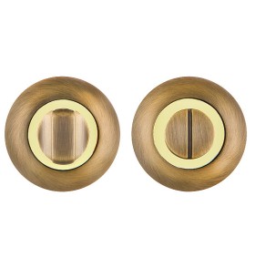 Ручка Fuaro поворотная BK6.R.RM54 (BK6 RM) AB/GP-7 бронза/золото
