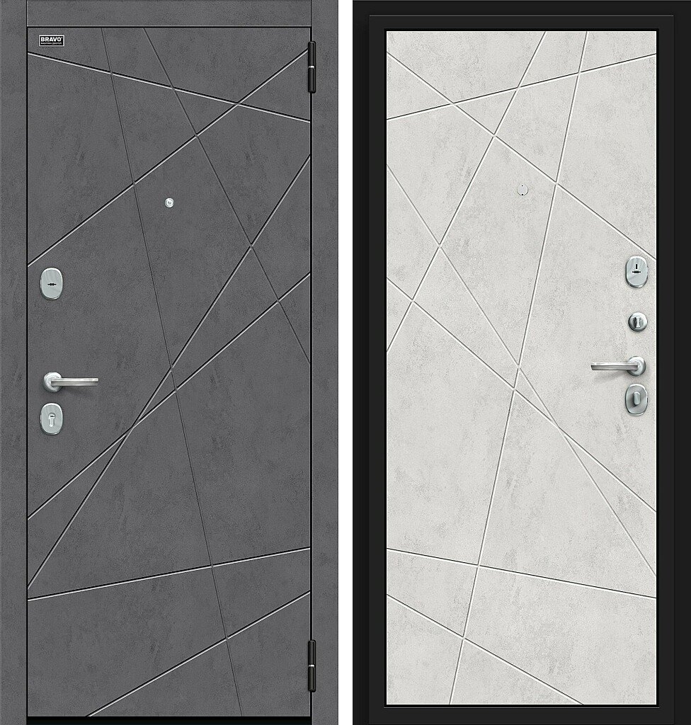 Входная дверь Граффити-5.5 Kale, цвет: Slate Art/Look Art