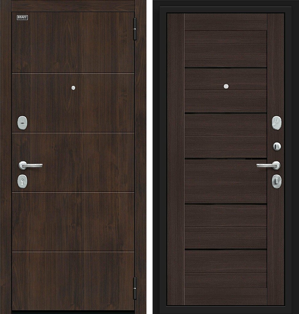 Входная дверь Прайм Kale, цвет: Almon/Wenge Veralinga